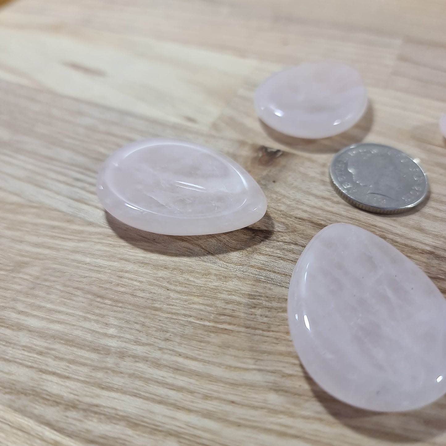 Rose Quartz Thumb Stone
