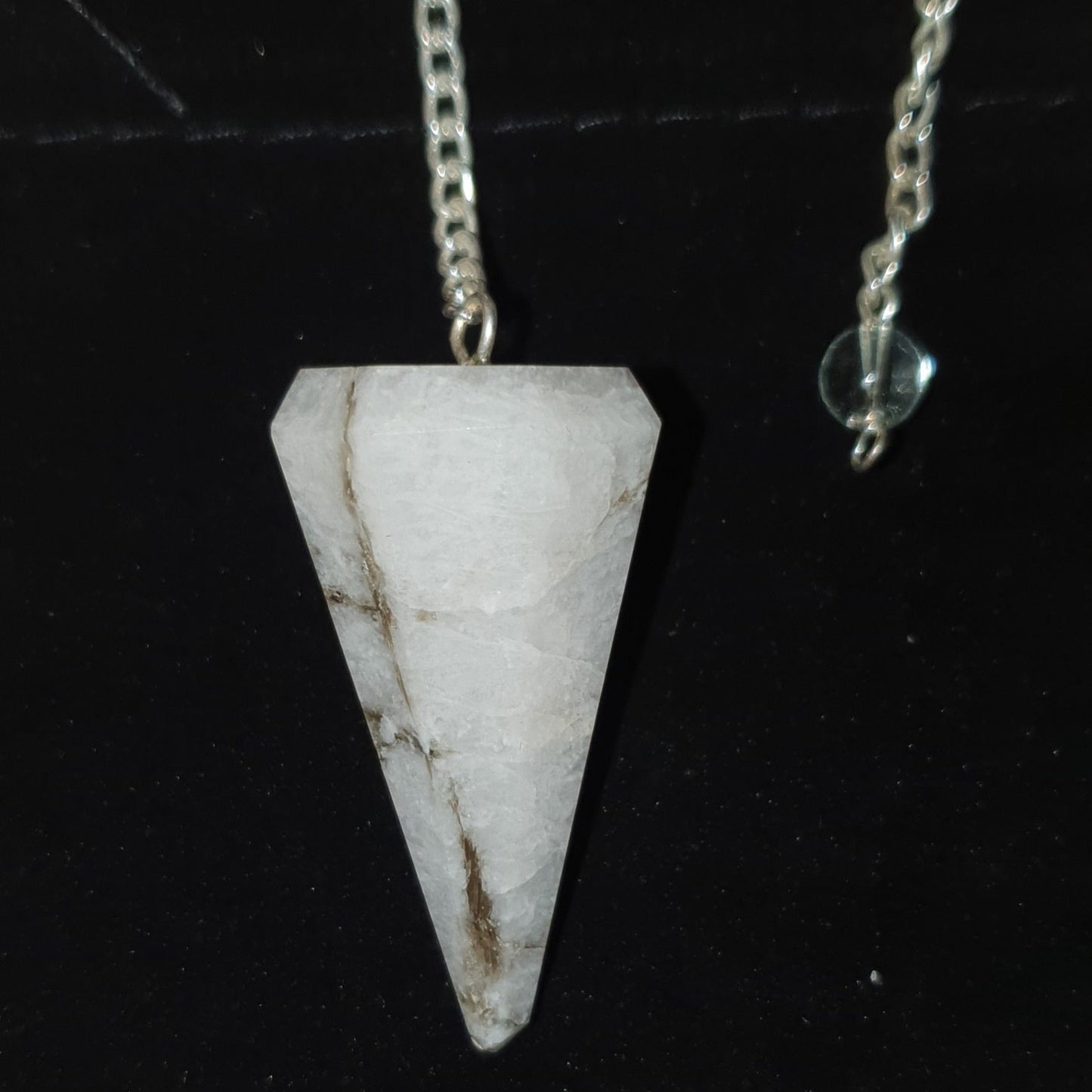Moonstone Faceted Pendulum