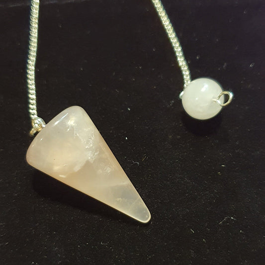 Rose Quartz Cone Pendulum