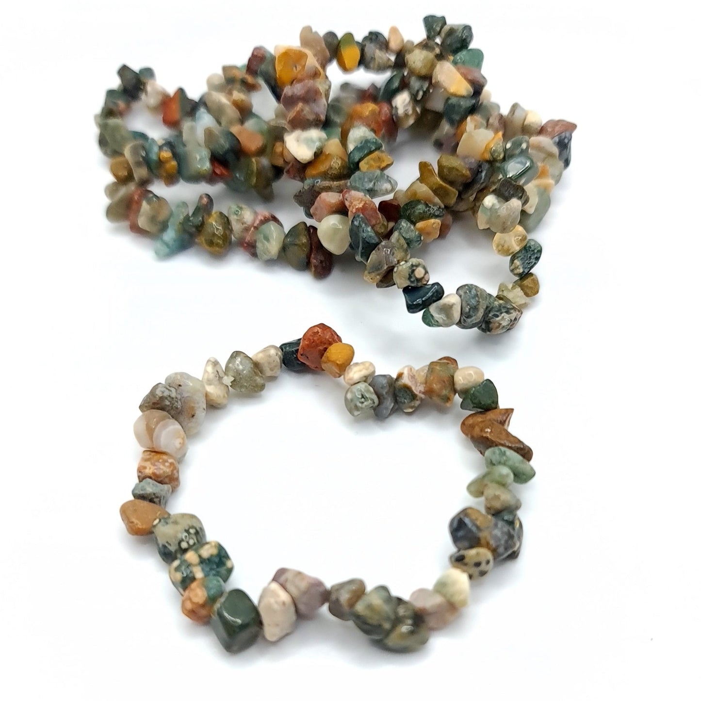 Ocean Jasper Chip Bracelet