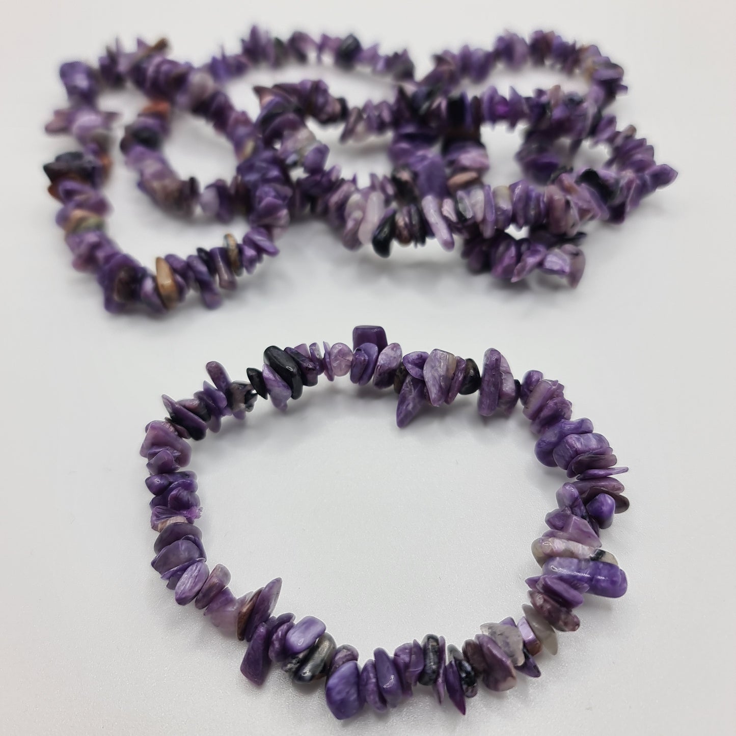 Charoite Chip Bracelet