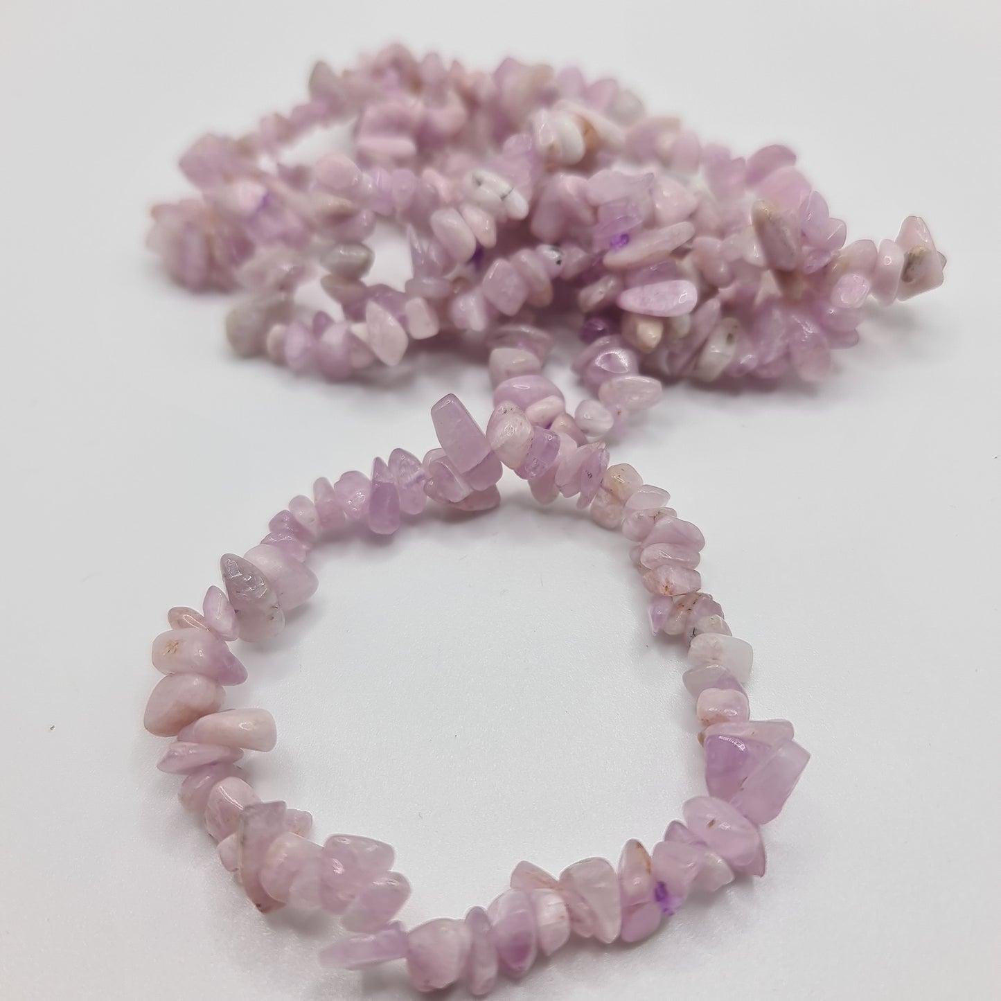 Kunzite Chip Bracelet