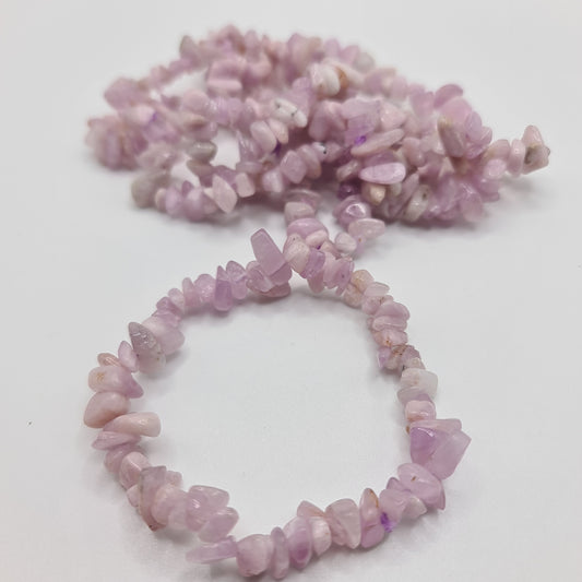 Kunzite Chip Bracelet