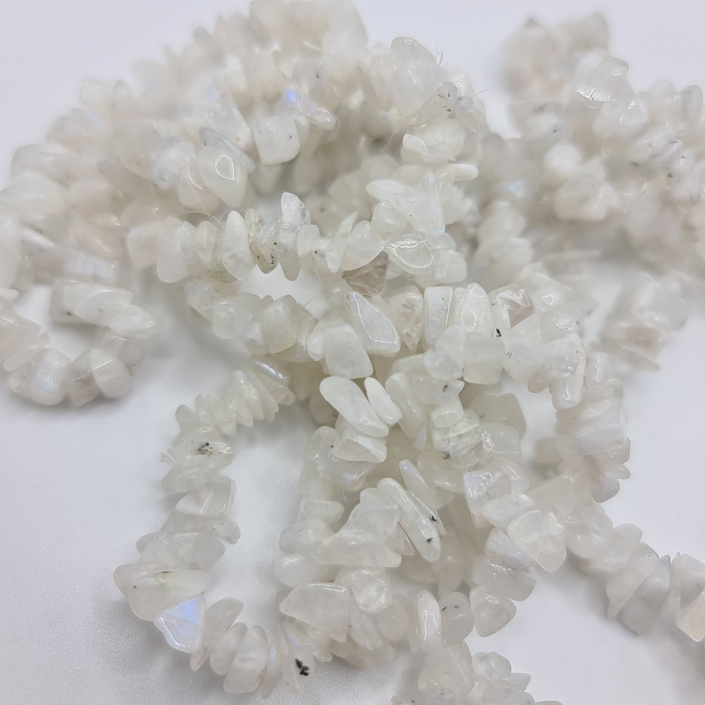 Rainbow Moonstone Chip Bracelet