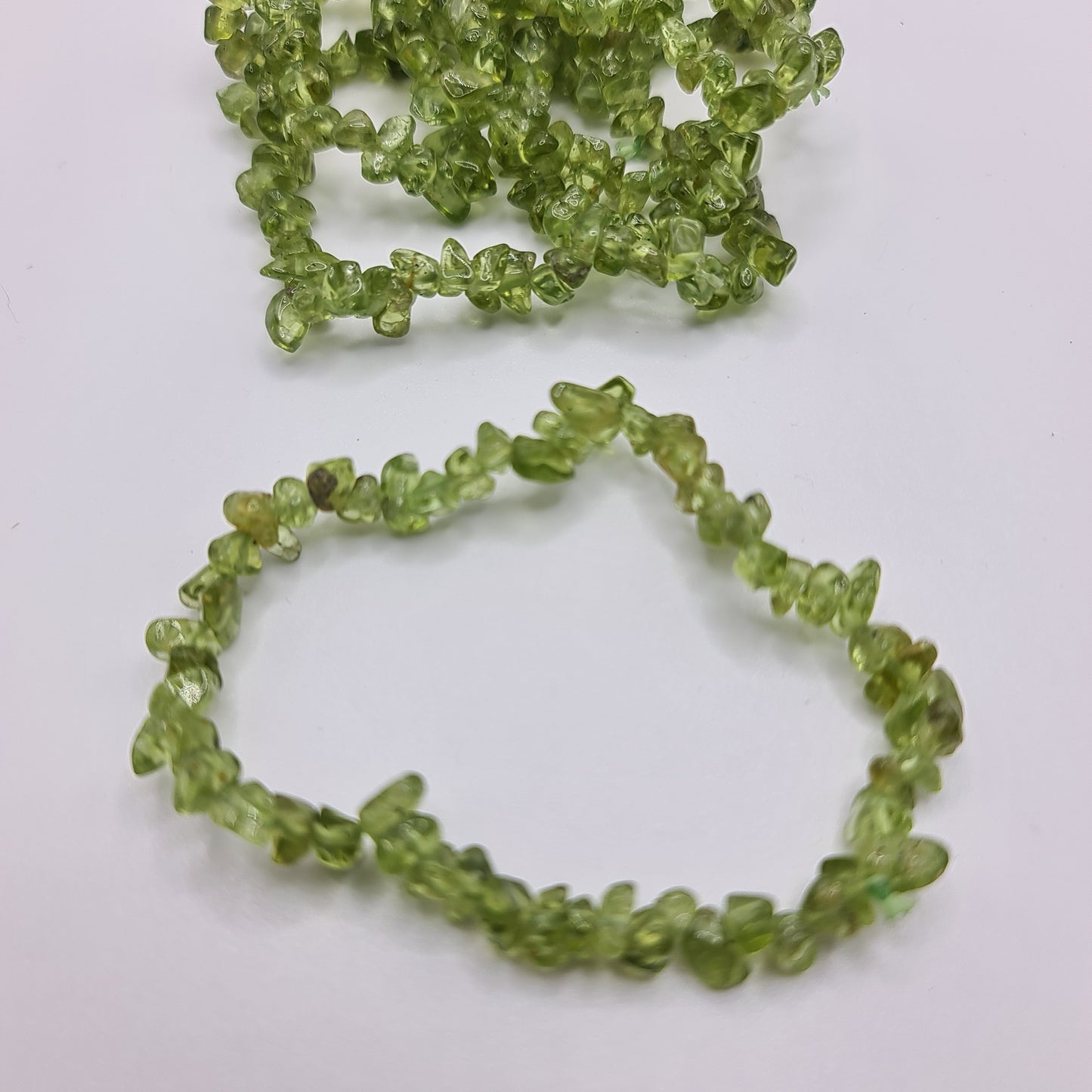 Peridot Chip Bracelet