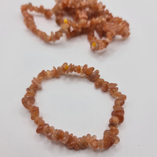 Sunstone (A grade) Chip Bracelet