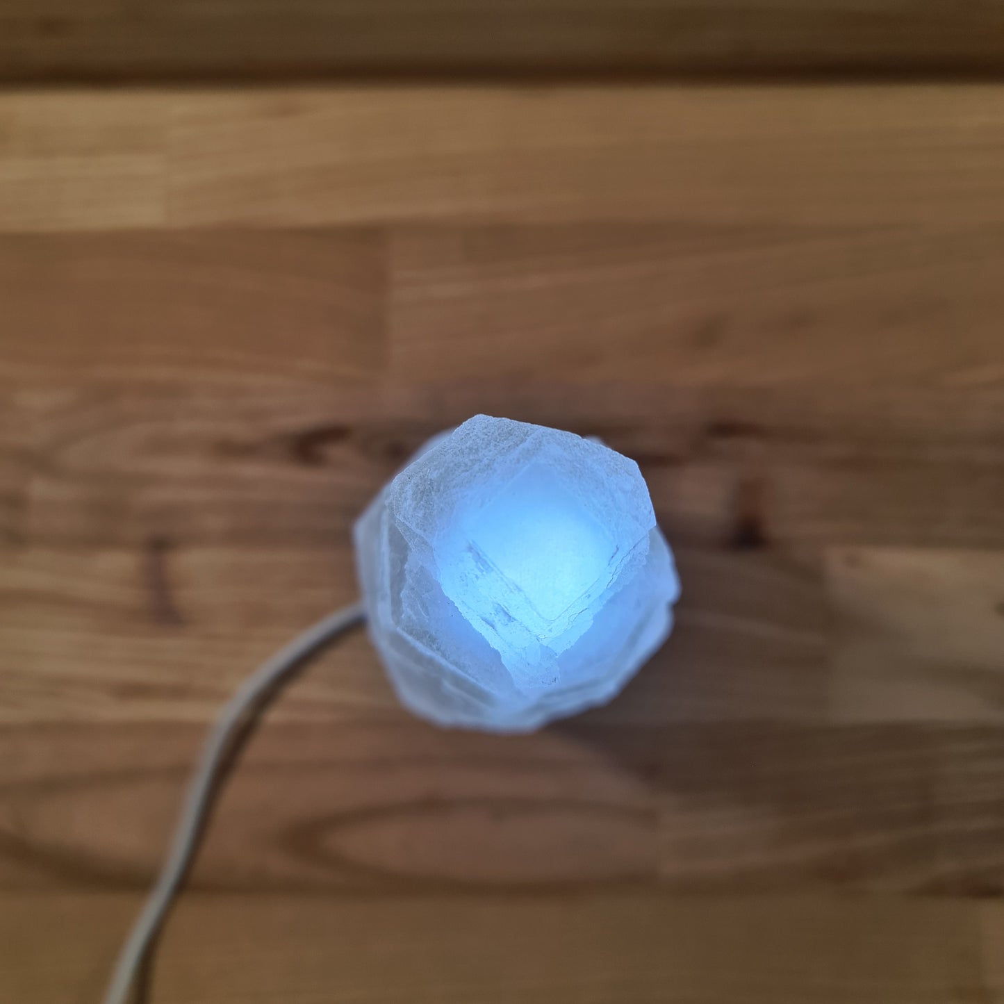 Selenite Mountain Lamp