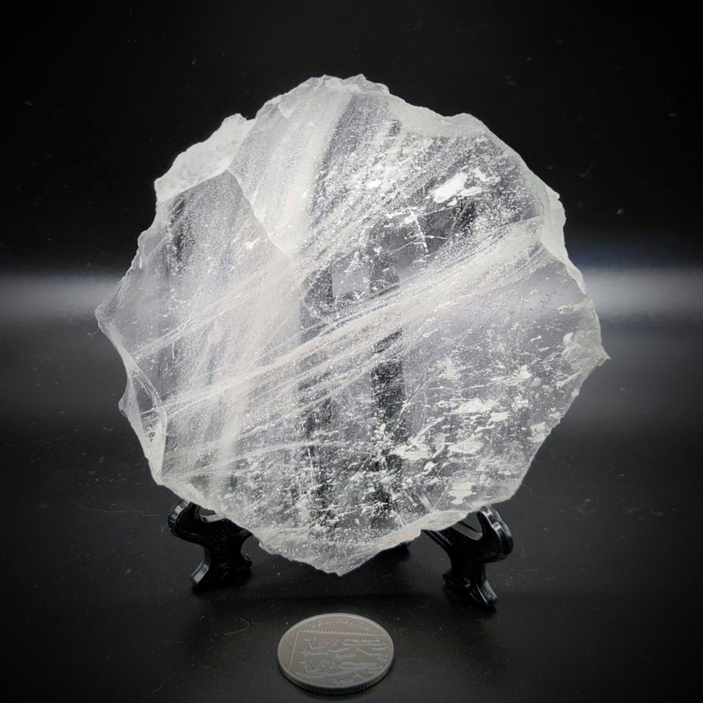 Clear Quartz Slice - QS1