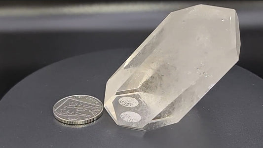 'A' Grade Clear Quartz Polished Freeform - BQ36 *damaged*