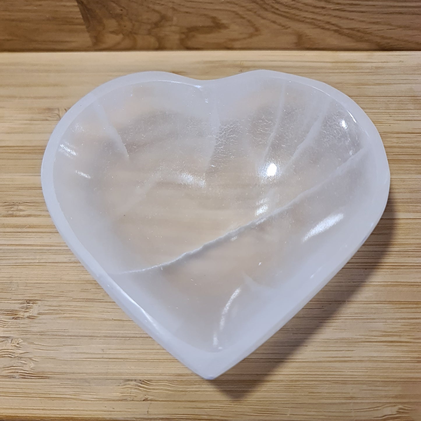 Selenite Heart Bowl