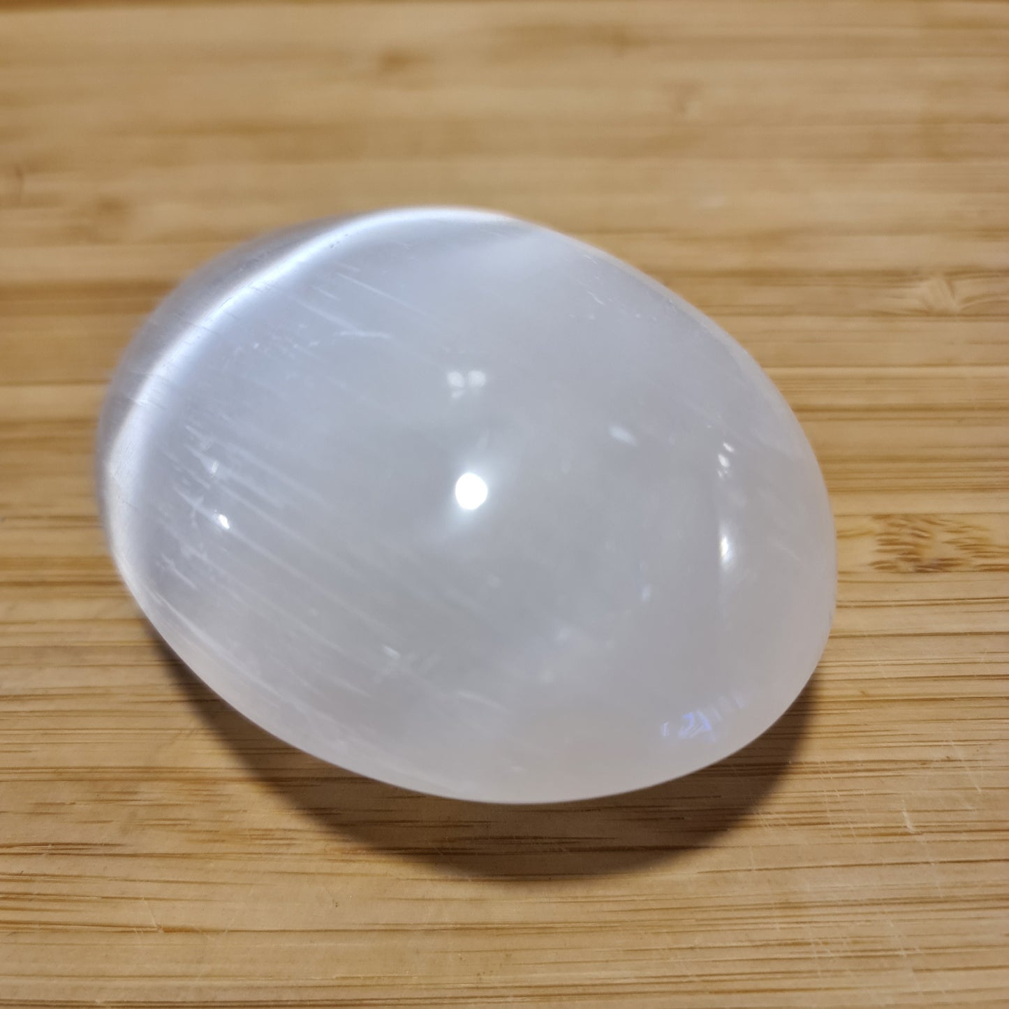 Selenite Palmstone