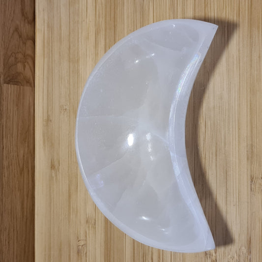 Selenite 'Half Moon' Bowl