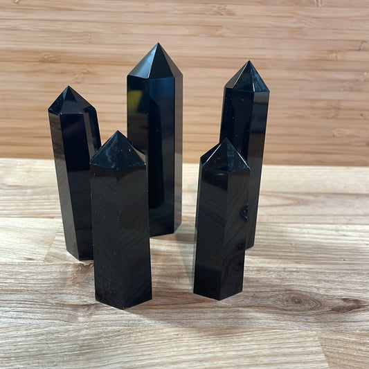 Black Obsidian Points