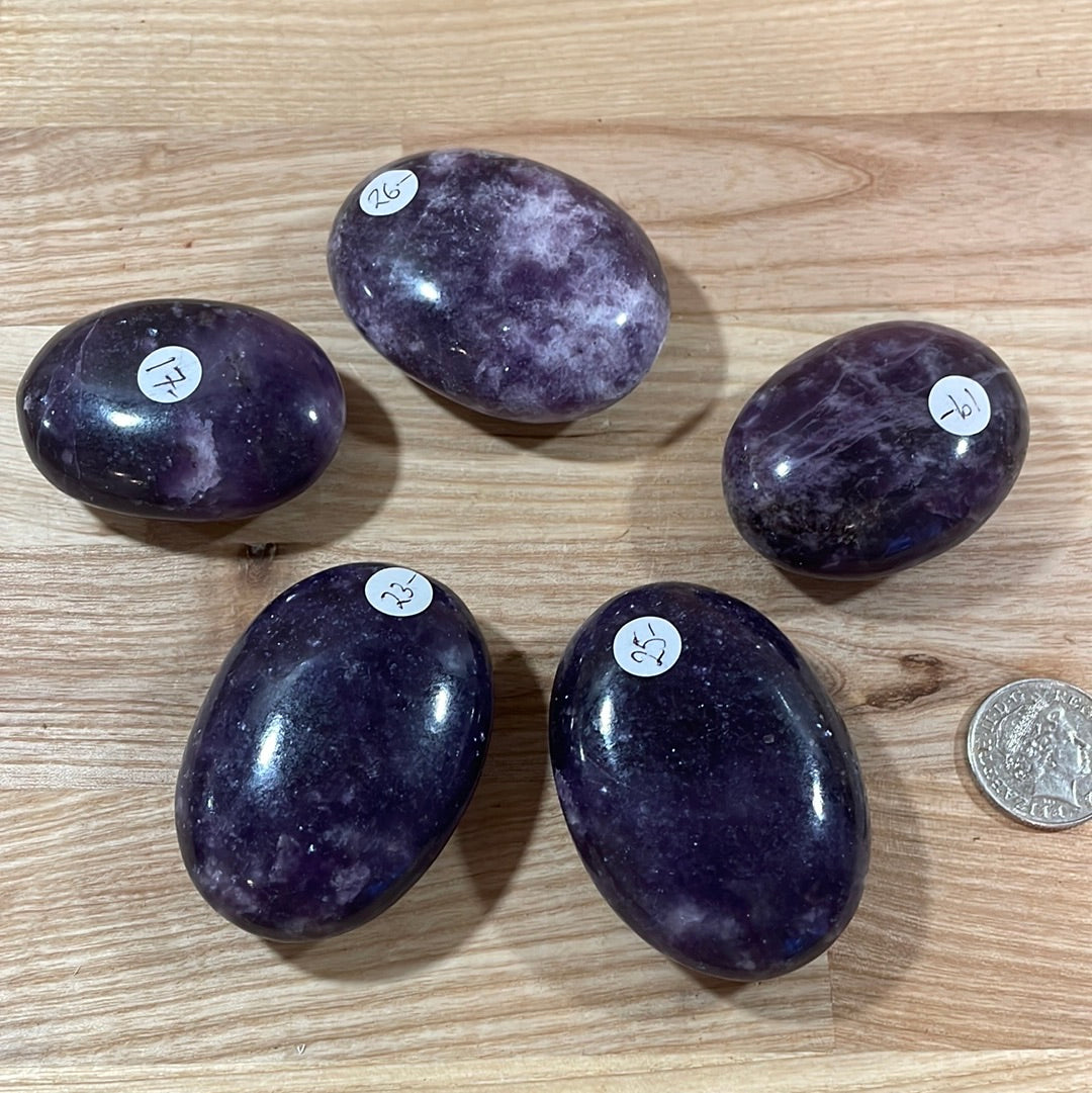 Lepidolite Palmstone