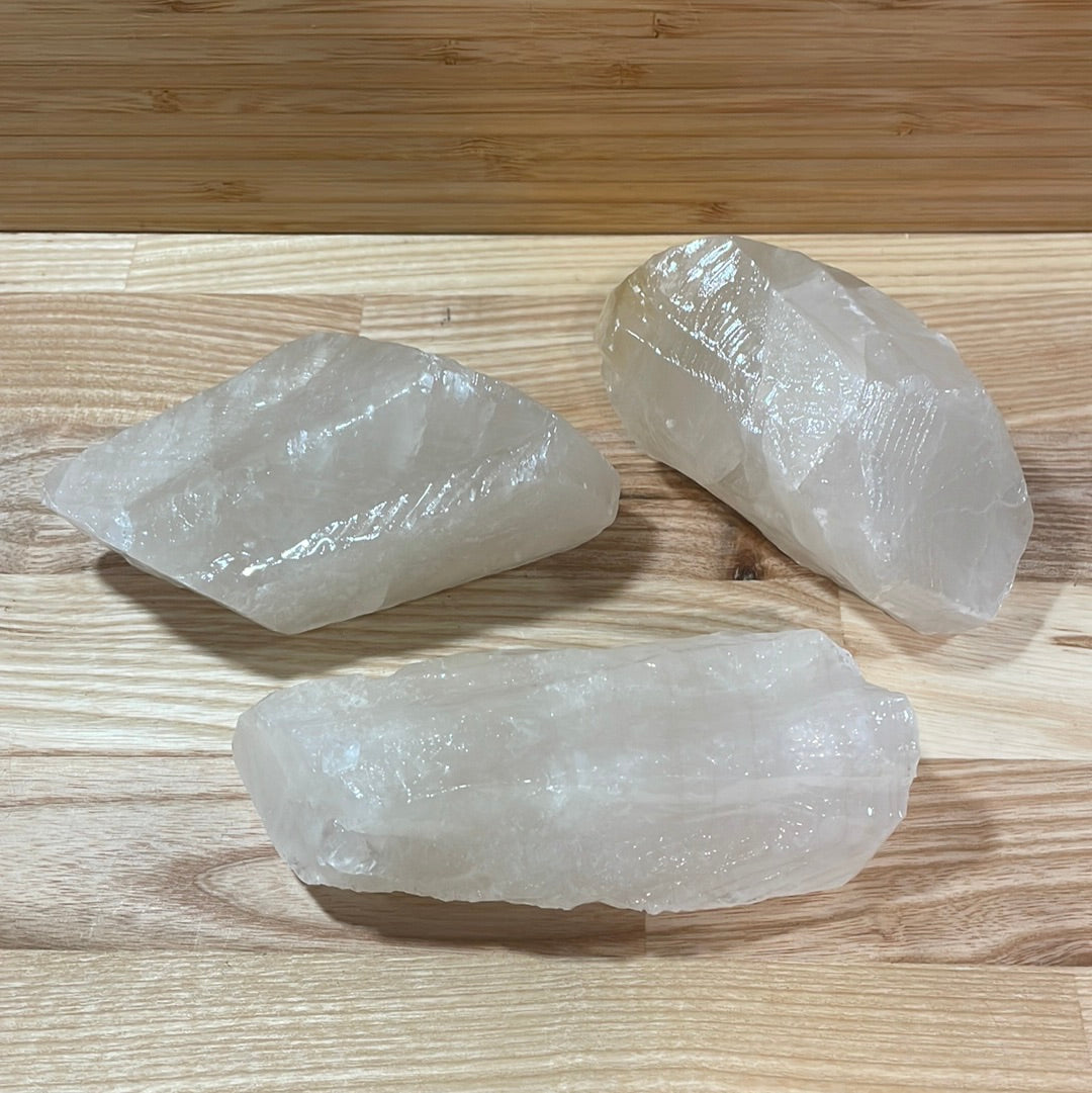 White Calcite (Rare terminated)