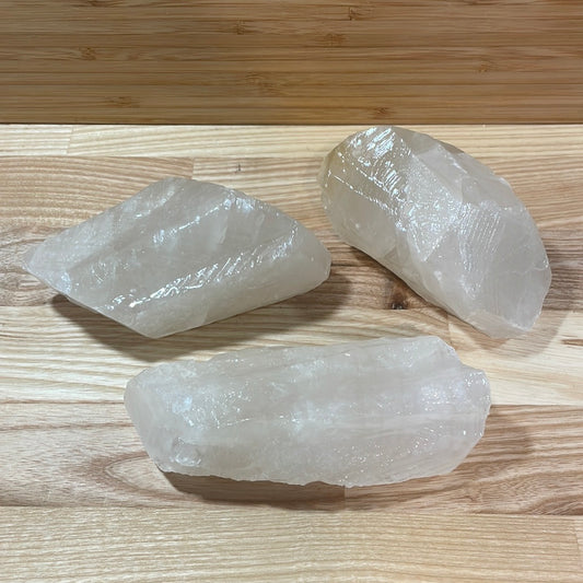 White Calcite (Rare terminated)