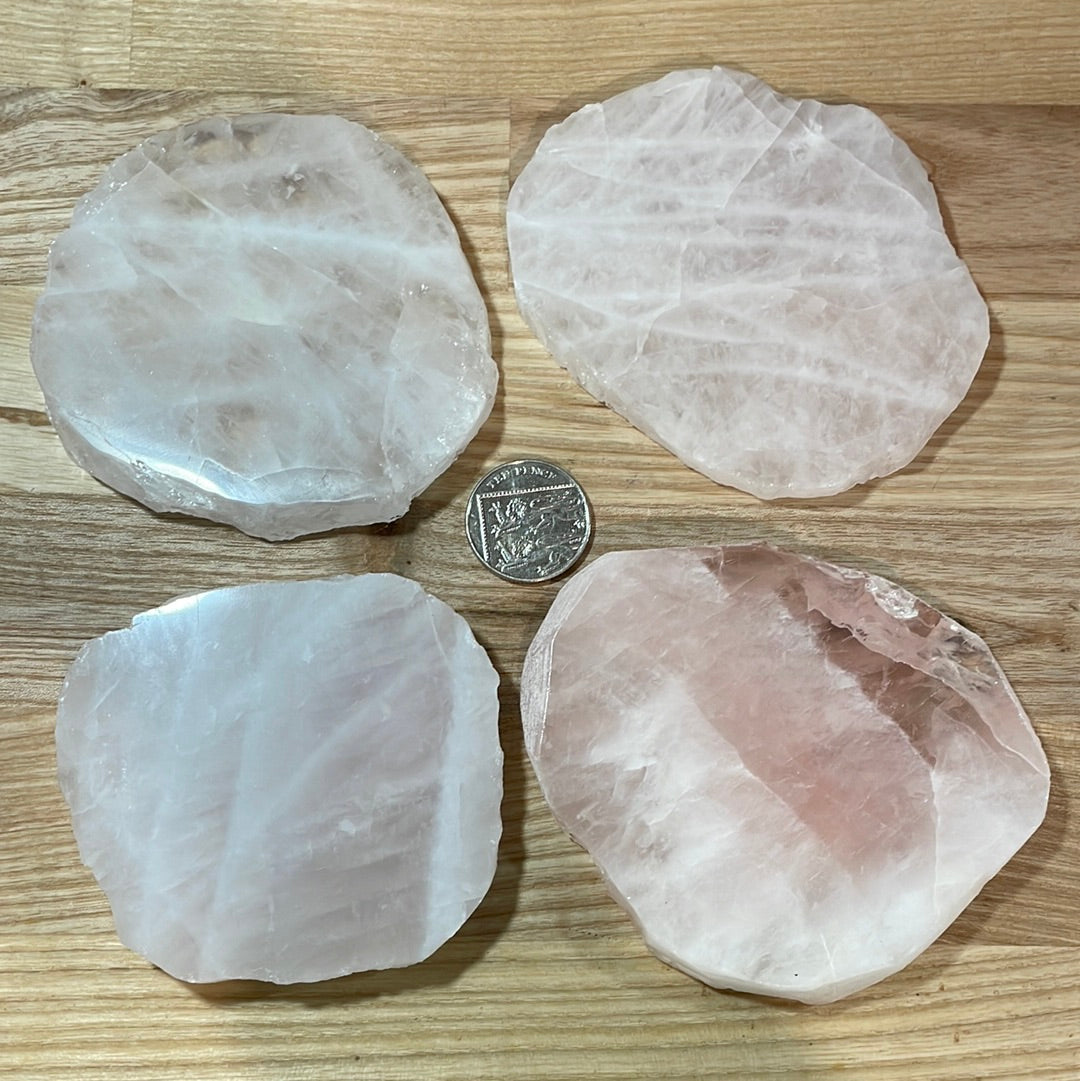 Rose Quartz Slice