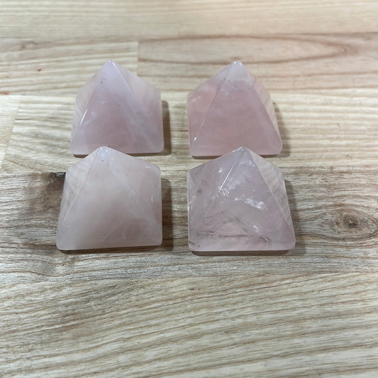 Rose Quartz Pyramid (small)