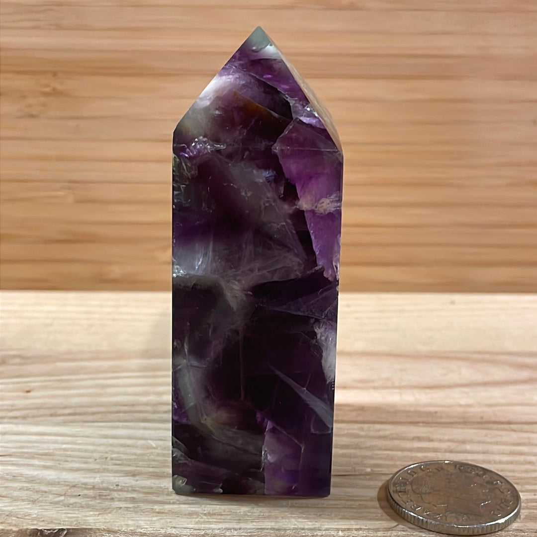 Feather Fluorite Points