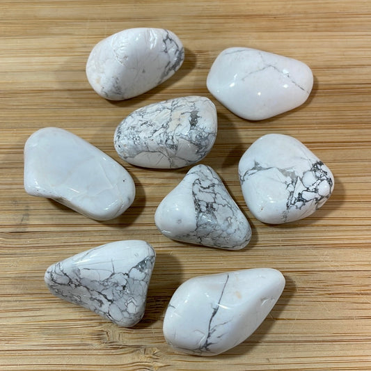 White Howlite Tumblestone