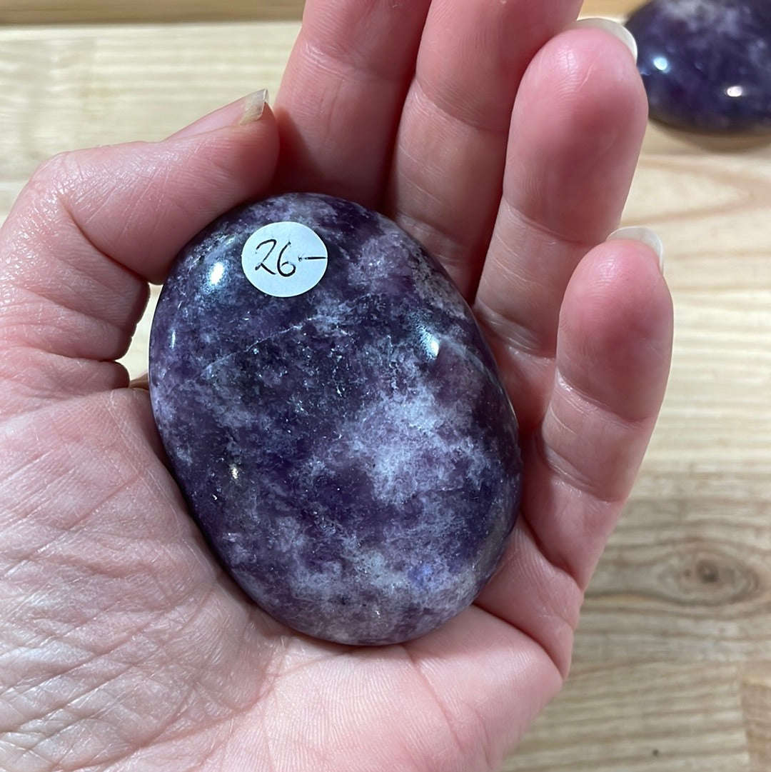 Lepidolite Palmstone