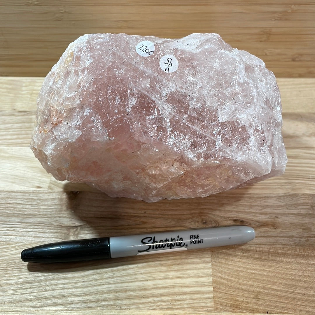 Rose Quartz "A" Grade Raw Boulder