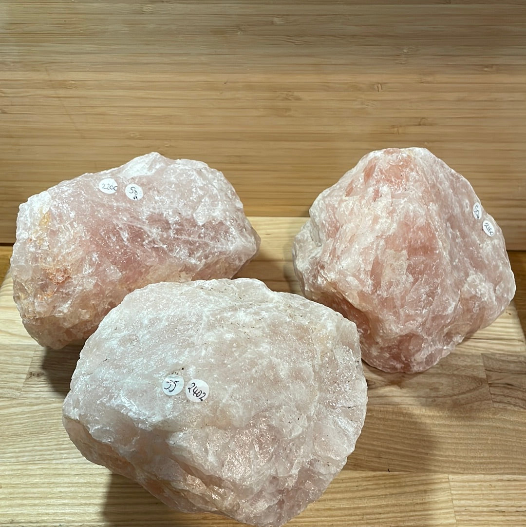 Rose Quartz "A" Grade Raw Boulder