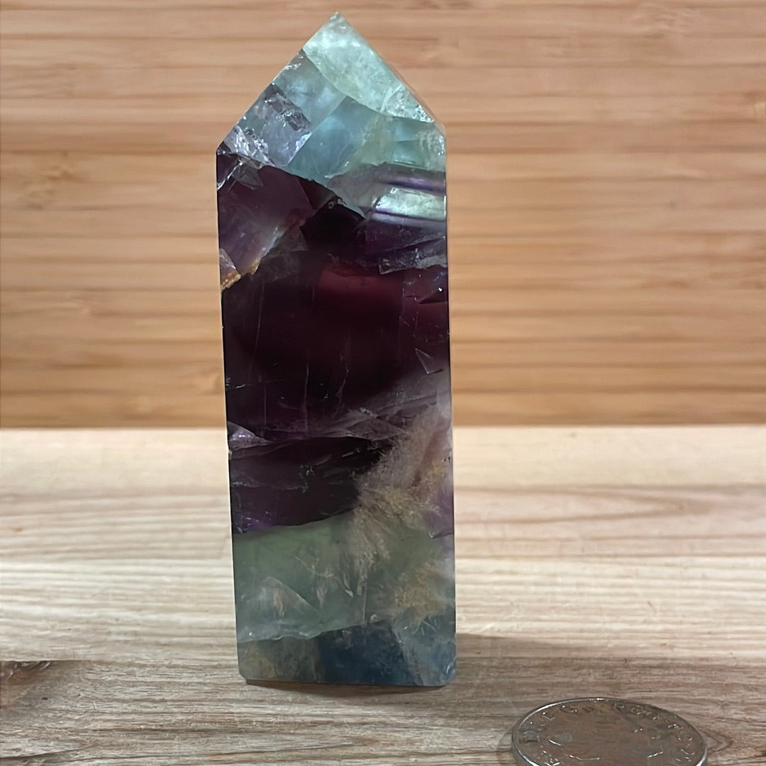 Feather Fluorite Points