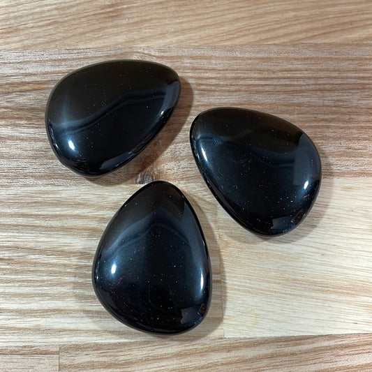 Black Obsidian Worry Stone