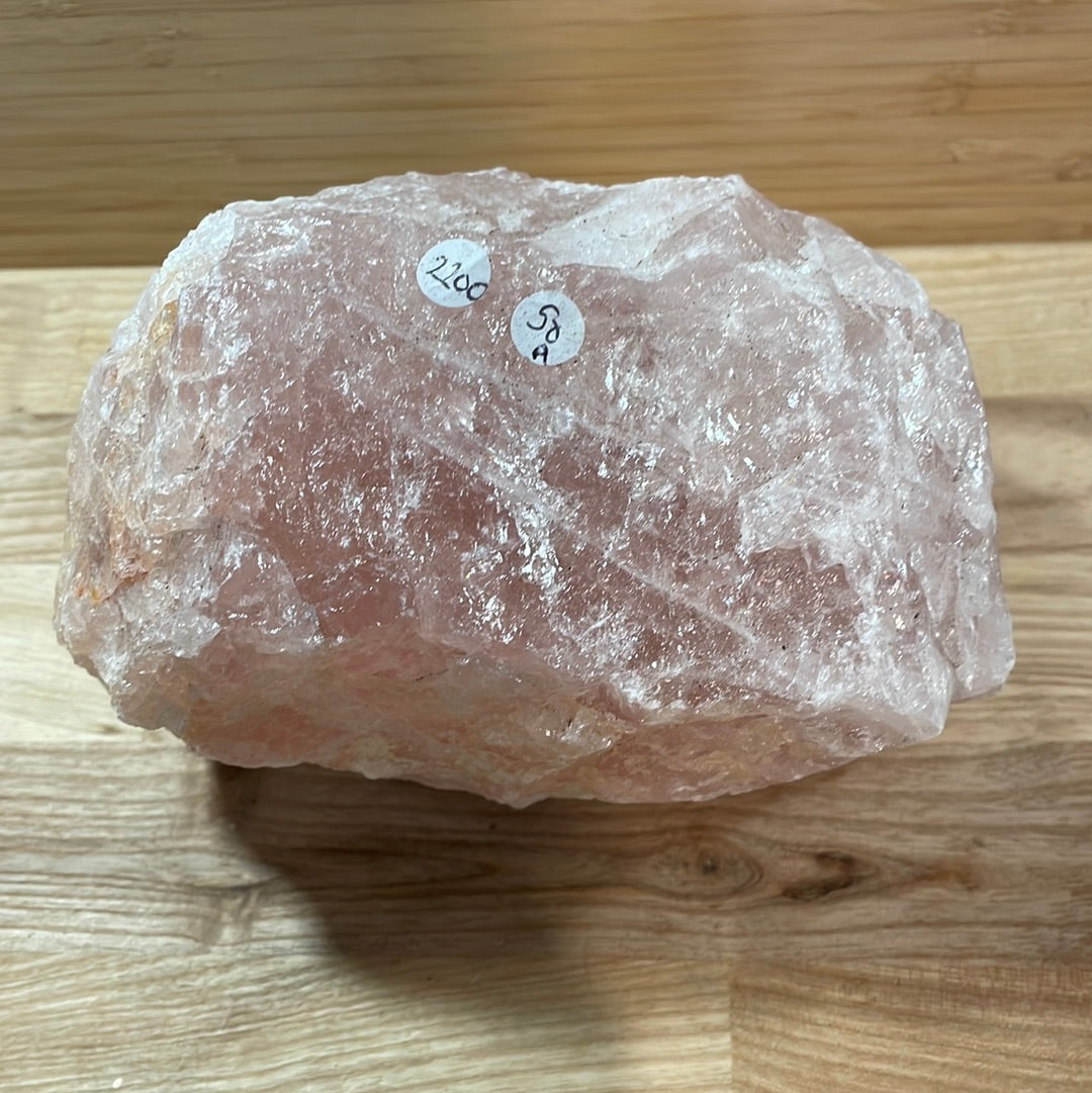 Rose Quartz "A" Grade Raw Boulder