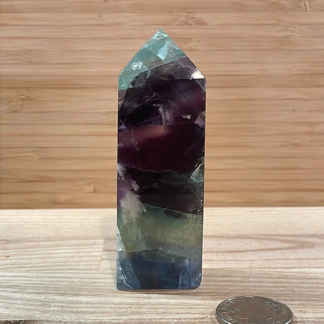 Feather Fluorite Points