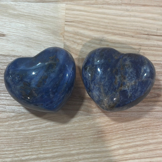 Sodalite Puffy Heart