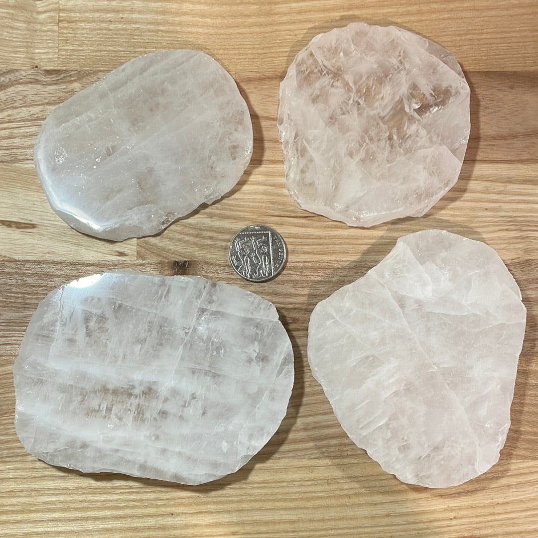 Clear Quartz Slices