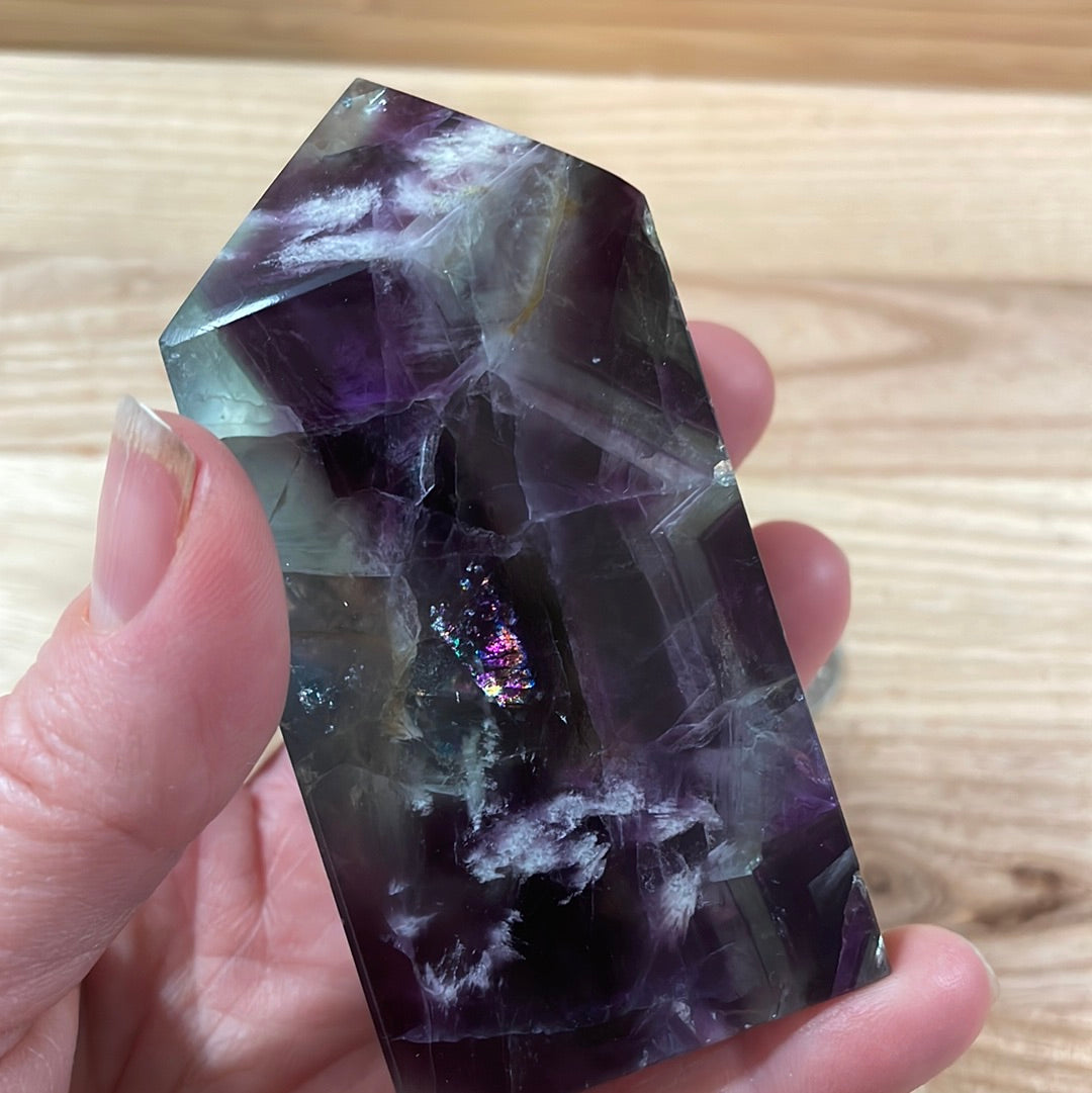 Feather Fluorite Points