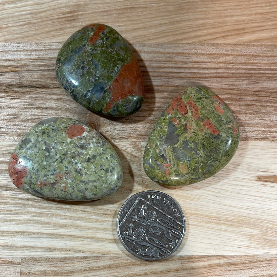 Unakite Worry Stone