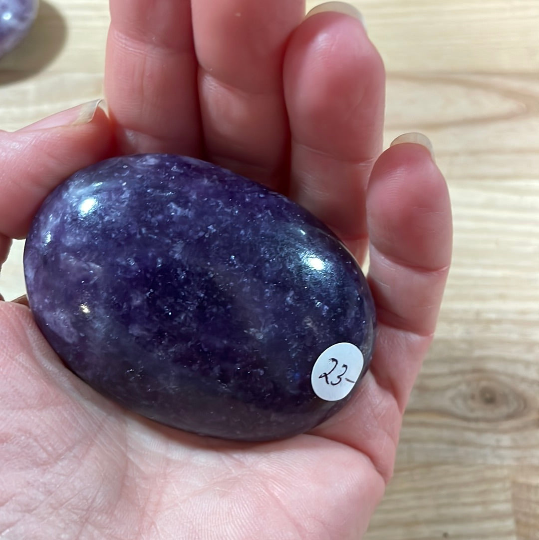 Lepidolite Palmstone