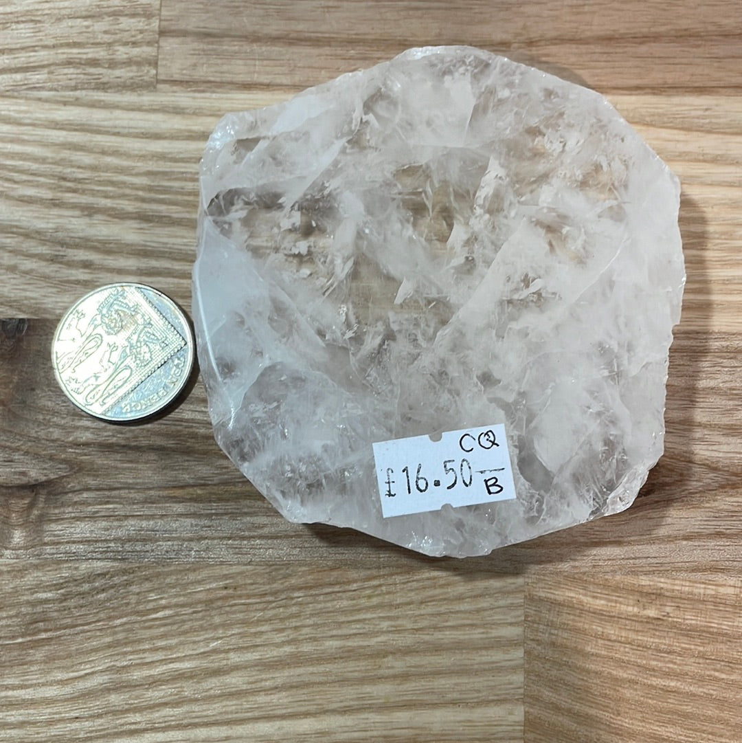 Clear Quartz Slices