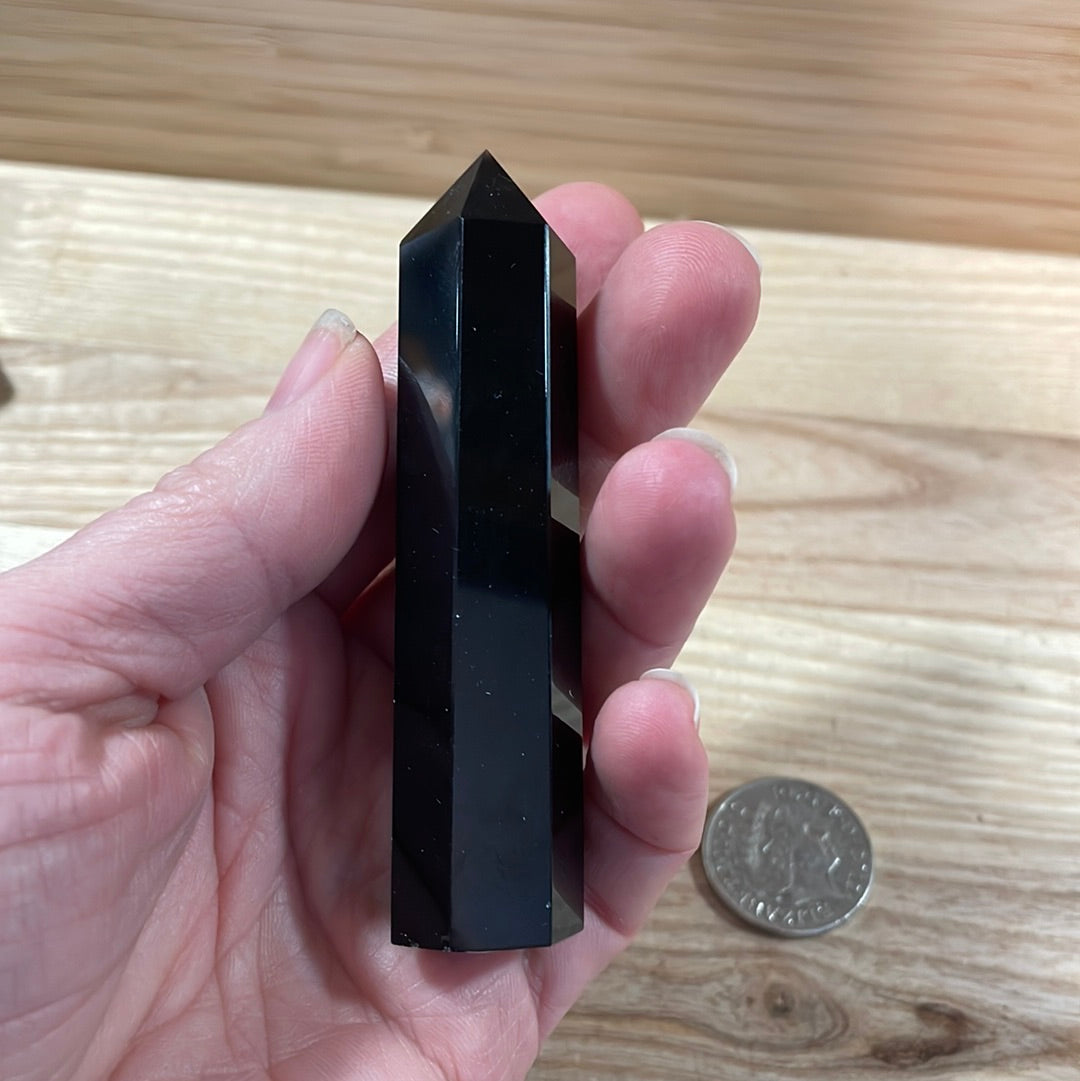 Black Obsidian Points