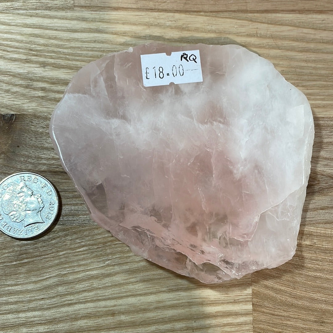 Rose Quartz Slice