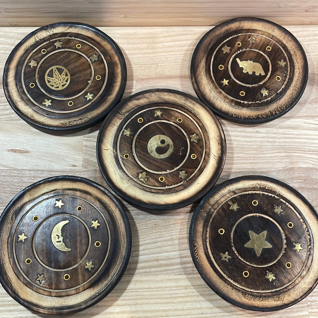 Wooden Incense Holder