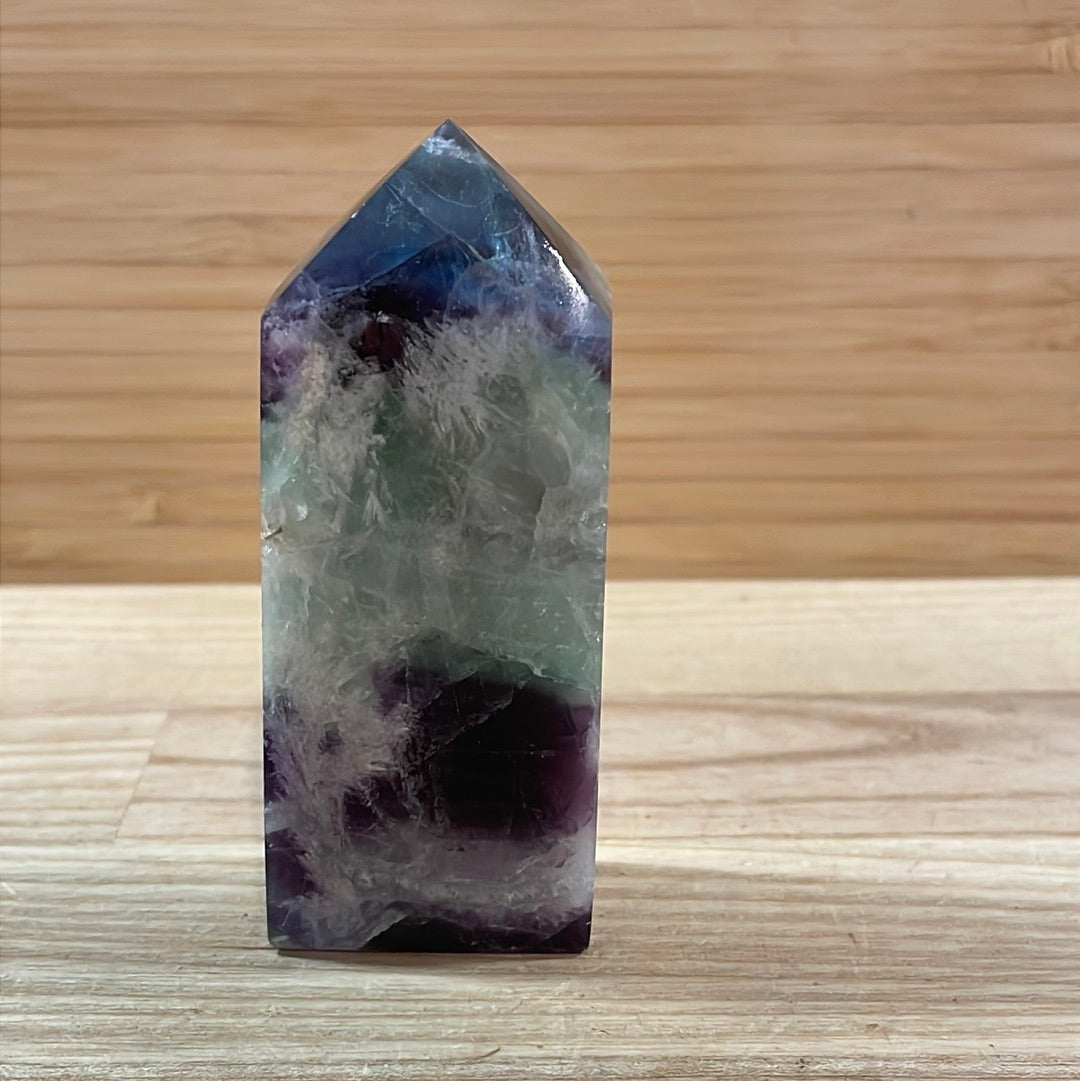 Feather Fluorite Points