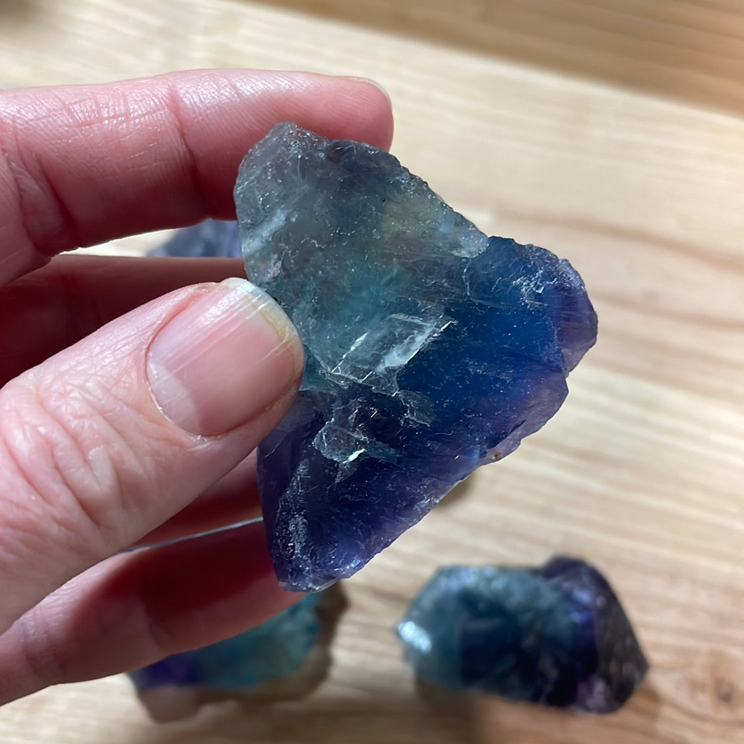 Fluorite Raw pieces - Rainbow