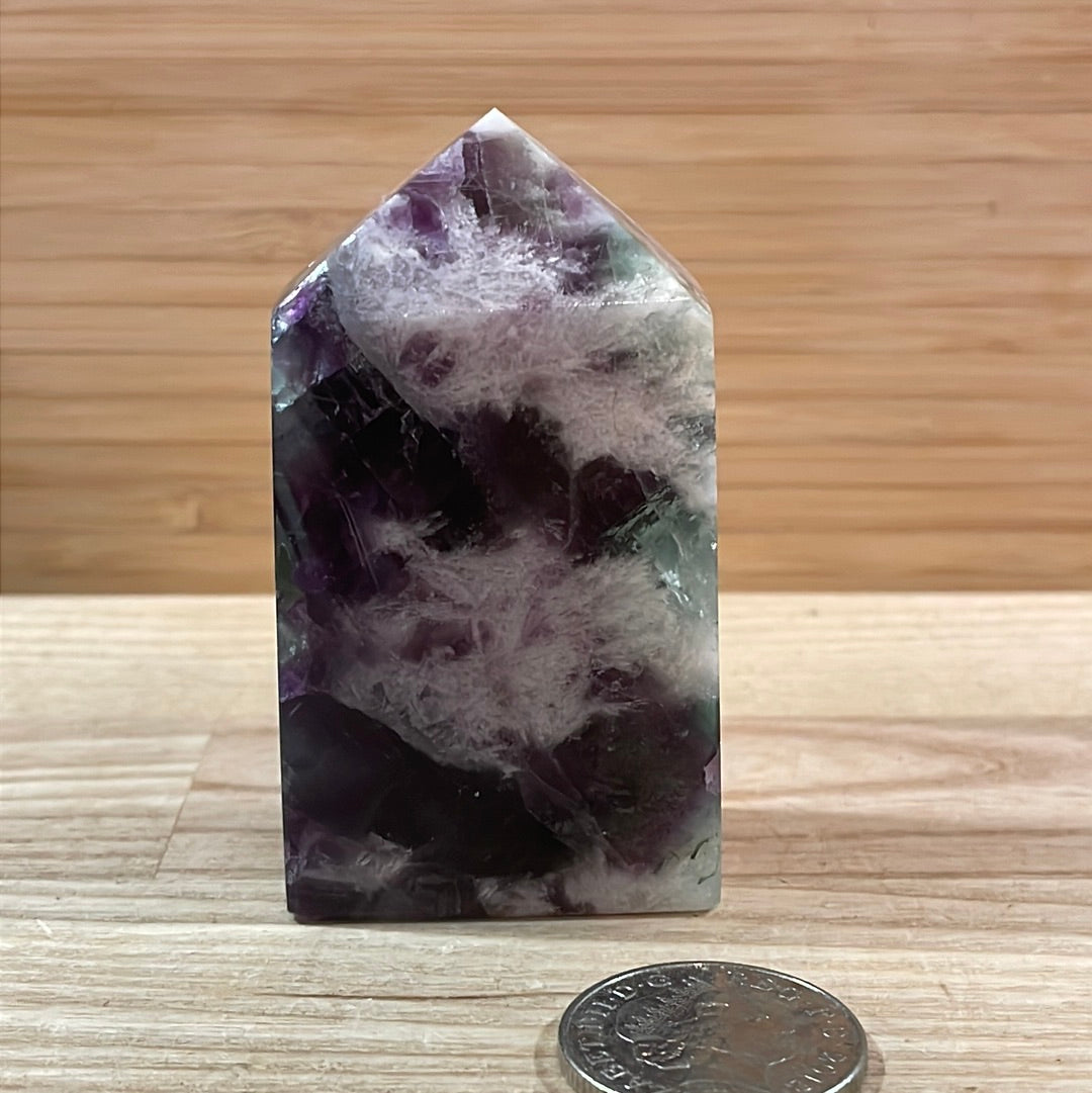 Feather Fluorite Points