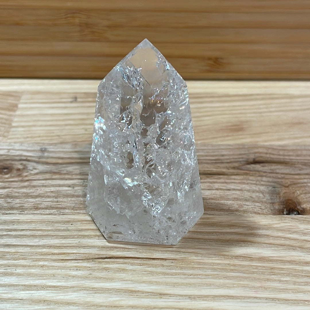 Crackle Quartz Point - CQ4