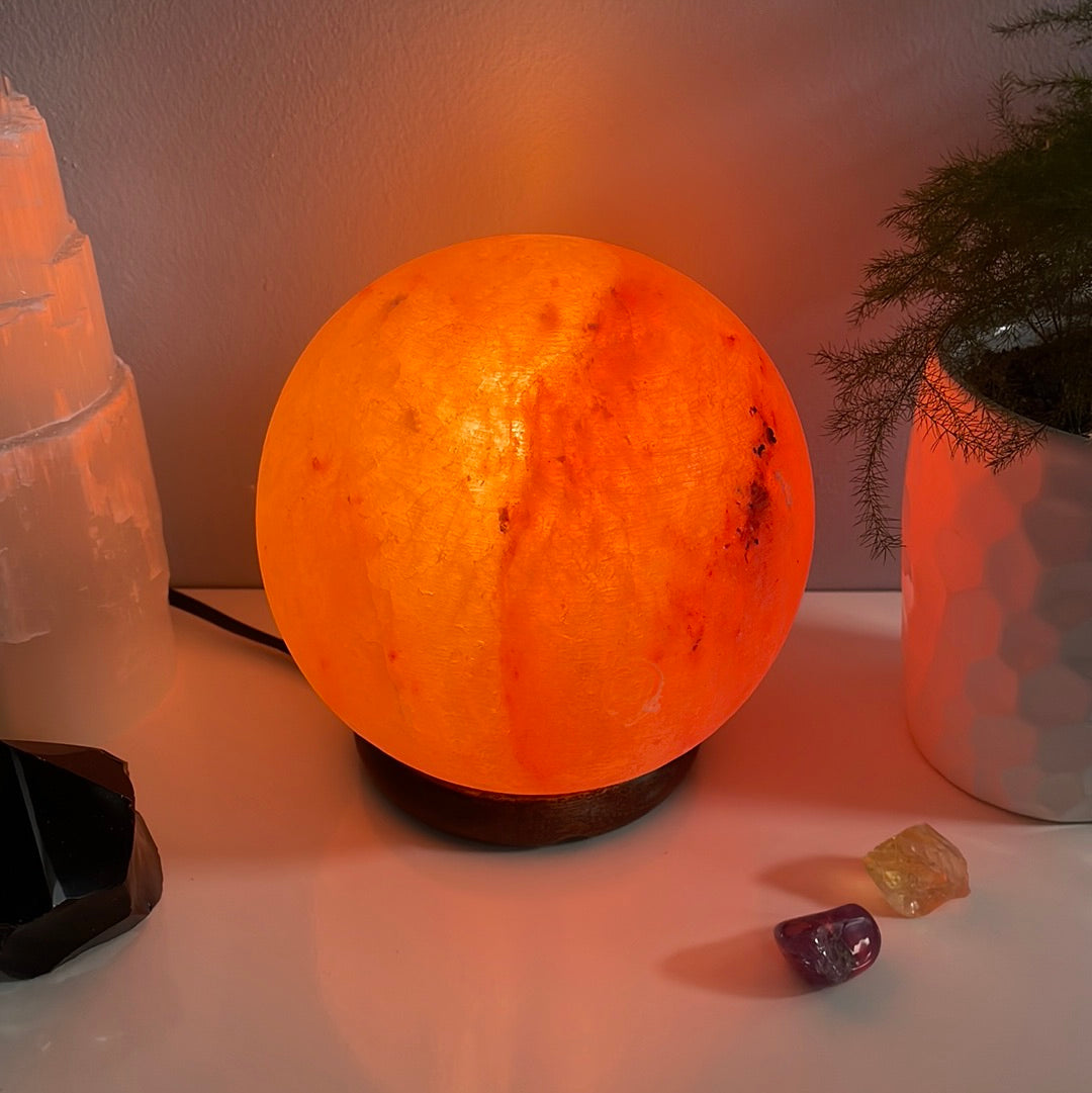 Himalayan Salt Sphere Lamp