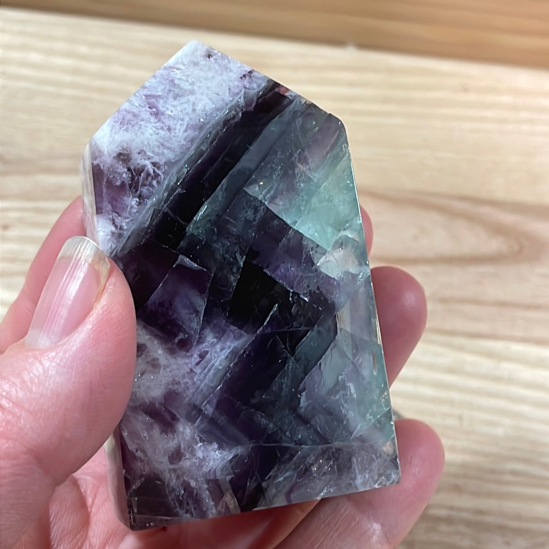 Feather Fluorite Points