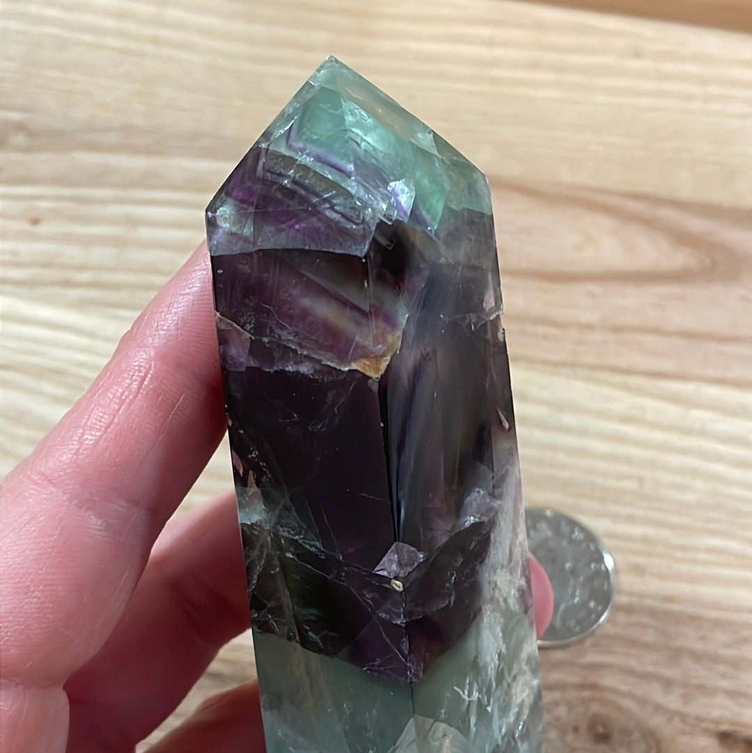 Feather Fluorite Points