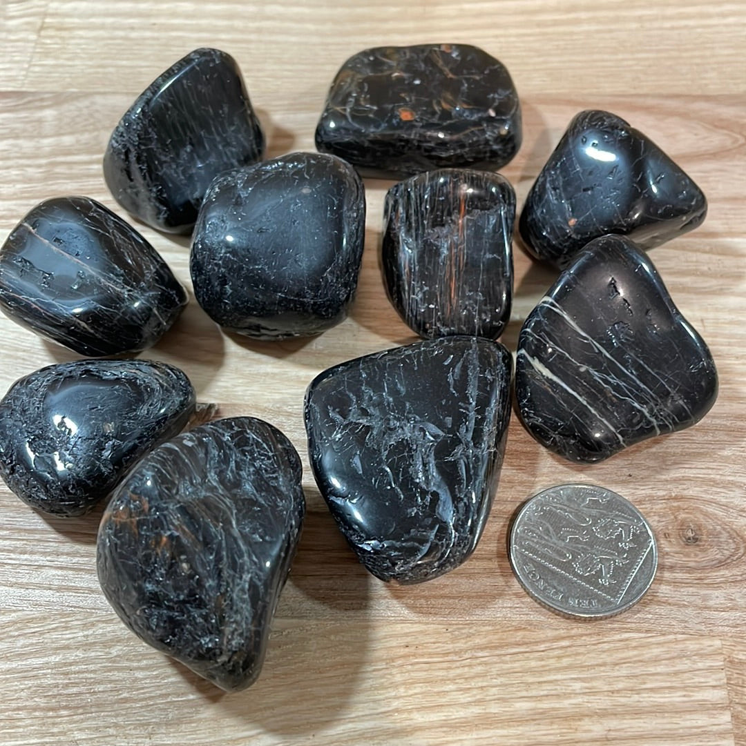Black Tourmaline Pebble