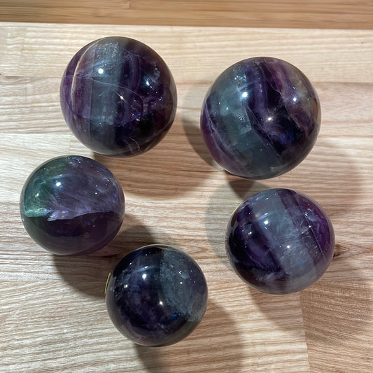 Fluorite Spheres - Rainbow ‘A’ Grade