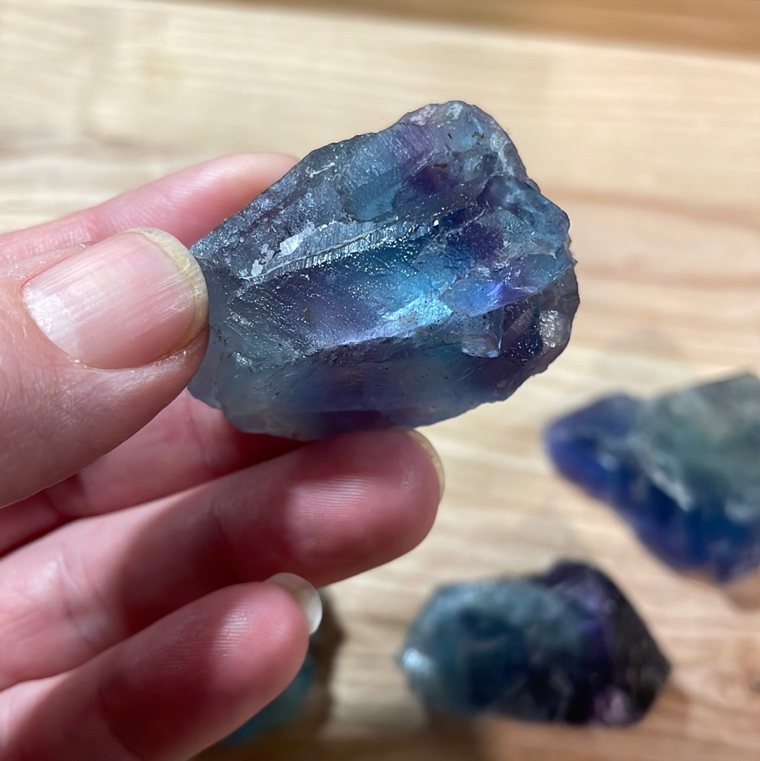 Fluorite Raw pieces - Rainbow